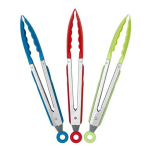 Chef Aid Food Tongs Red Blue Green Asst Chef Aid Food Tongs Red Blue Green Asst